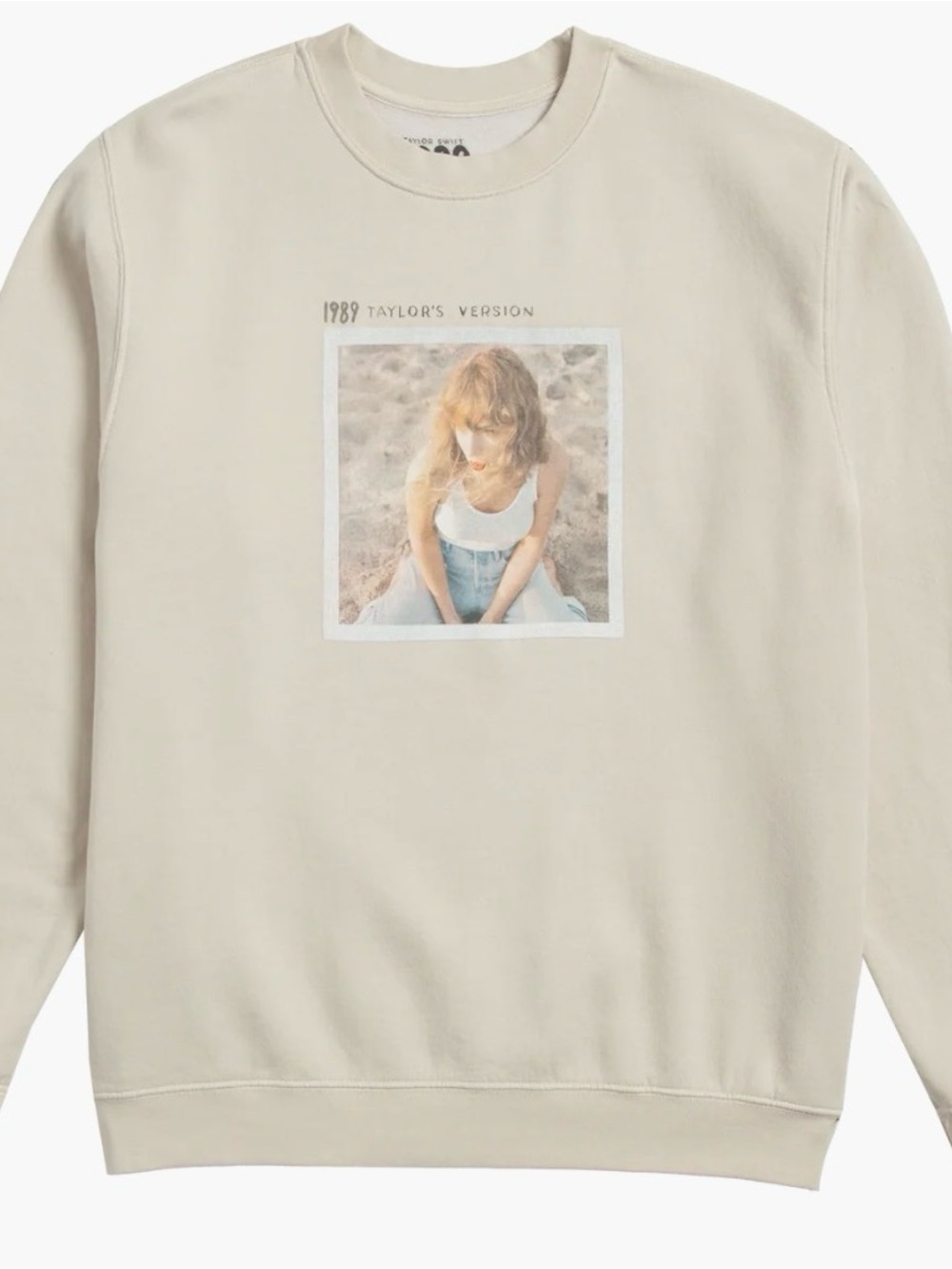 1989 (TAYLOR'S VERSION) Beige Crewneck